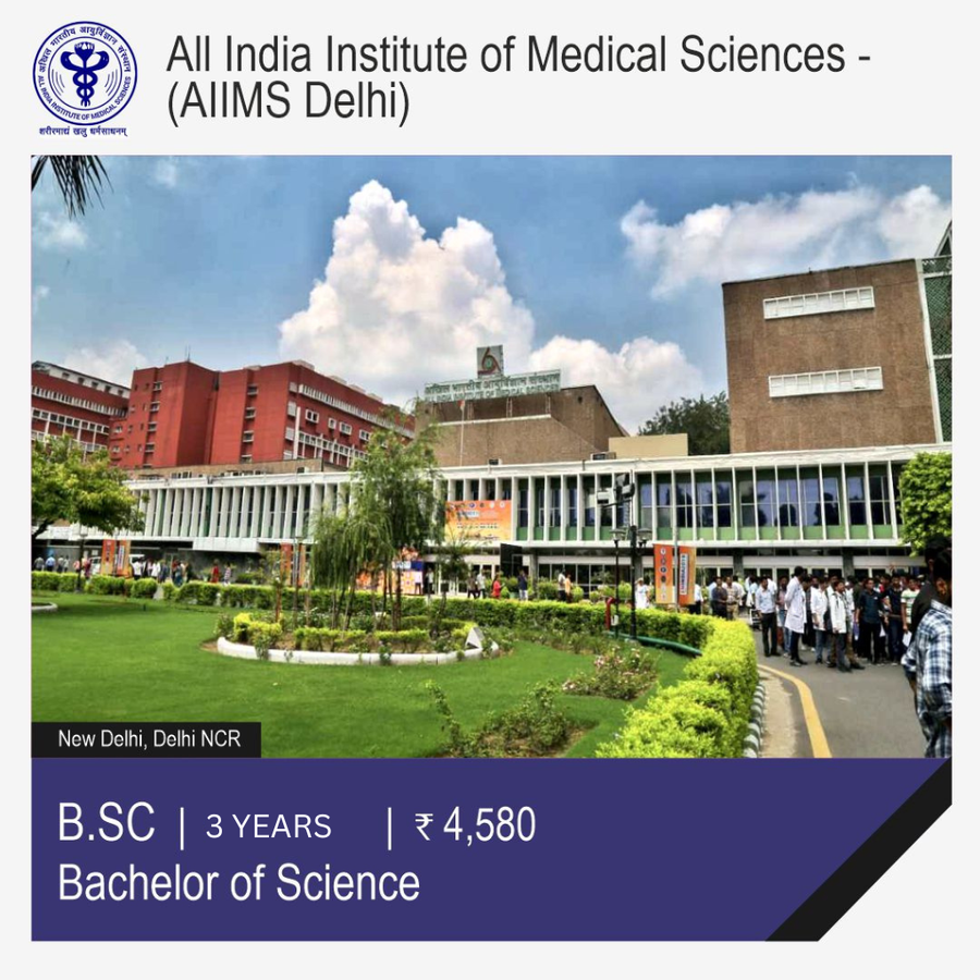 Bachelor of Science [B.Sc] (Dental Hygiene)  at All India Institute of Medical Sciences Delhi  , Delhi/NCR
